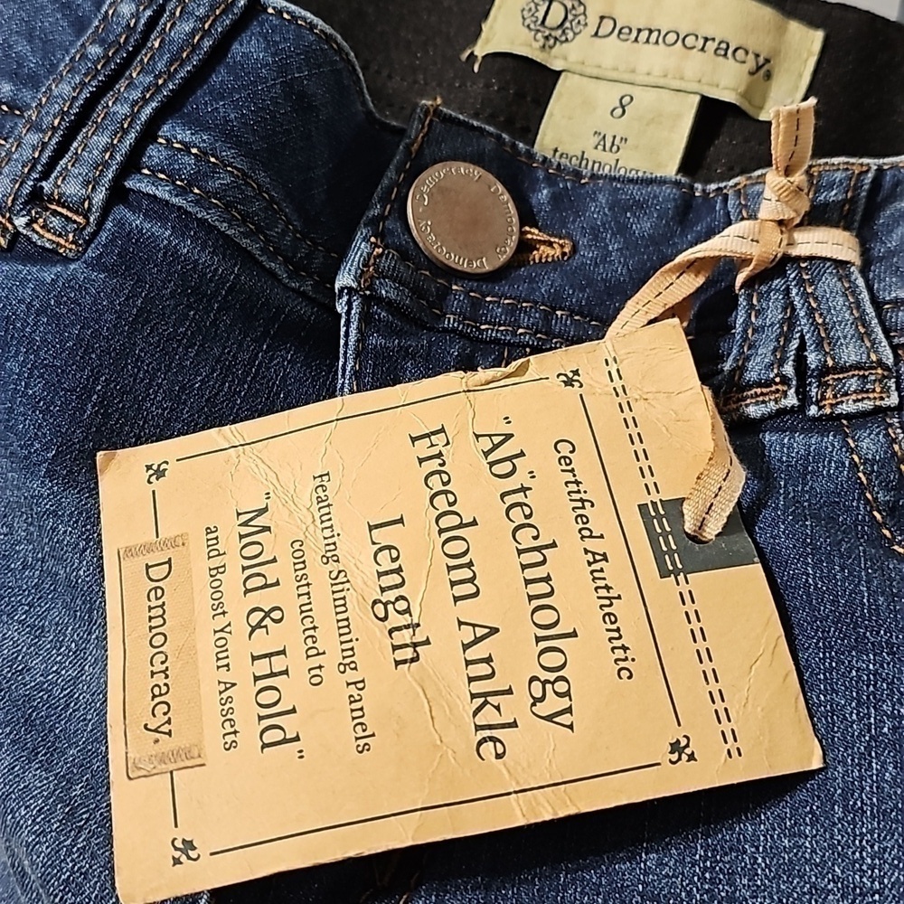 Democracy Ab Technology Skinny Jeans Size 8 New - Picture 4 of 6